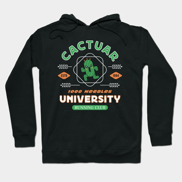 Cactuar Running Club University Hoodie by Lagelantee